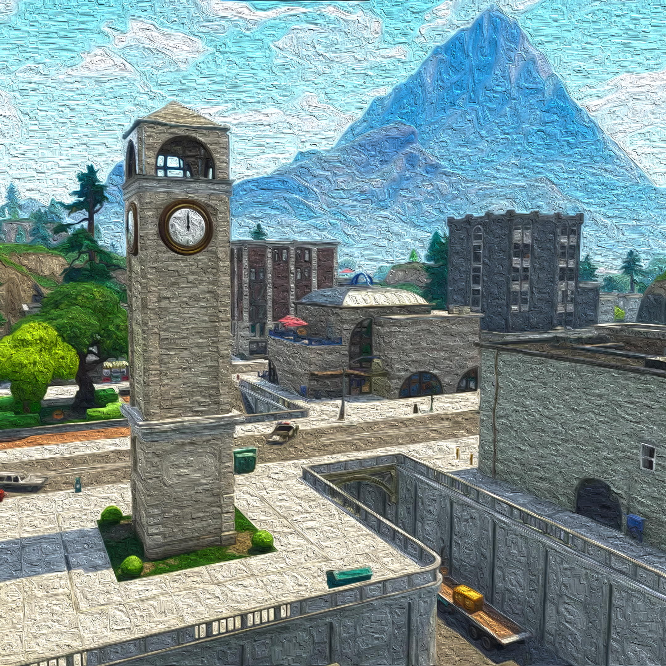 Tilted Towers